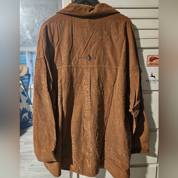 KEALOPIKO LIGHT WEIGHT CORDUROY JACKET - SIZE 2X - TAN COLOR - Picture 5 of 5